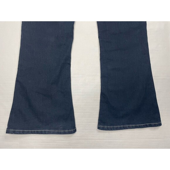 Seven7 Womens Jeans 36 x 30 14 Rocker Slim Flare Bold Stitch Rhinestone Glamrock - Picture 11 of 15